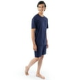 thumbnail image 3 of Fruit of the Loom Men's Soft Stretch T-Shirt & Short Pajama Set, Sizes S-2XL, 3 of 9