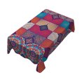 thumbnail image 2 of Tablecloth Waterproof Anti-oil Tablecloth Rectangular Towel For home and hotel Restaurant, Many Flower 260cm, 2 of 7