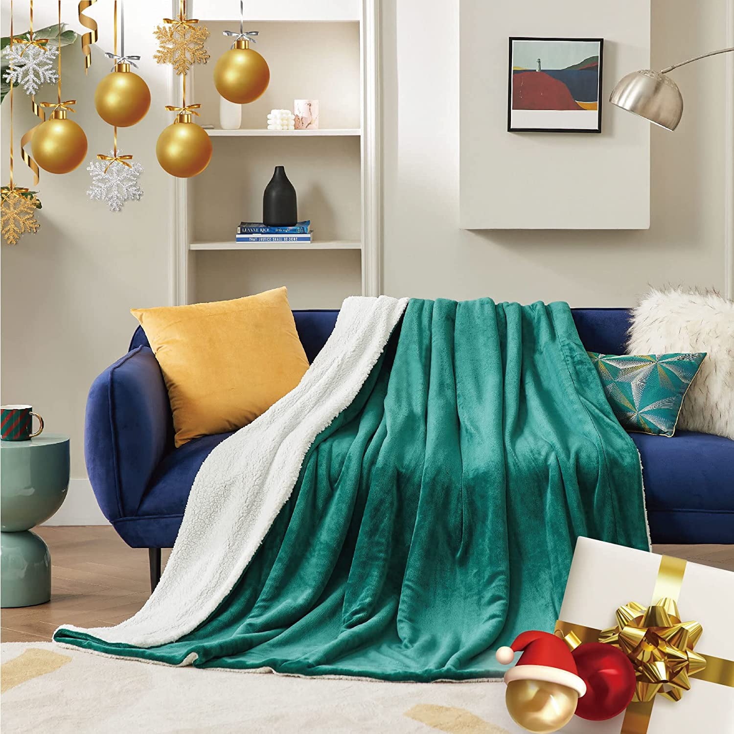 Emerald green throws for sofas new arrivals
