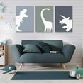 thumbnail image 3 of JANS.NO1 Dinosaur Wall Decor T-Rex Art Set of 3, Boys Room Aesthetic Posters, Animal Nursery Print for Kids Toddler Decor, 3 of 6