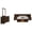 Cappuccino - 5-Piece, variant on Jessica 5-piece Eastern King LED Bedroom Set Cappuccino