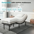 thumbnail image 2 of Donext 12" Adjustable Head and Foot Incline Bed Frame, Twin XL, 2 of 7