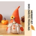 thumbnail image 4 of Thanksgiving-Regaldekoration Herbstzwerg, Herbstahornblatt-Plüschzwerg, Dekor Zhivalor CWY-1100, 4 of 5
