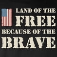 thumbnail image 3 of CafePress - Land Of The Free Long Sleeve Dark T Shirt - Long Sleeve Dark T-Shirt, 3 of 4