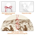 thumbnail image 4 of Lsque Western Desert Cowboys1 Print Christmas Tree Skirt, Tree Skirt with Ties or Velcro, Perfect for Holiday Decorations, Halloween, and New Year-30", 4 of 7