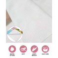 thumbnail image 6 of Easter Kitchen Dish Towels for Drying Dishes Set of 3, Bunny Colorful Eggs Spring Floral Botanical Waffle Weave Microfiber Hand Tea Bathroom Towels Quick Dry & Absorbent Towel 12x12, 6 of 7
