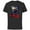 Black, variant on Marvel Spider-Man: Across the Spider-Verse Miles Web Thwip - Short Sleeve Cotton T-Shirt for Adults - Customized-Black