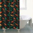 thumbnail image 4 of Colorful Camouflage Dinosaurs Pattern Shower Curtain 72"x72" ,Bathroom Decorative Shower Curtains Set with 12 Hooks,Modern Waterproof Washable Shower Curtain, 4 of 6