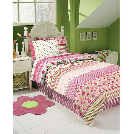 garden gingham bed bag pink walmart