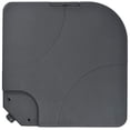 thumbnail image 2 of Base para sombrilla VidaXL portátil de plástico negro, agua/arena, 60 l, 2 of 8