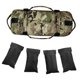 thumbnail image 2 of Bolsa pesada sin bolso de arena liviano portátil con manijas prácticas para hacer ejercicio para hacer ejercicio de pesas gimnasios interiores al aire Caqui, 2 of 8