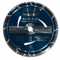 Century Drill & Tool 08240 Cenalloy 7-1/4", 120T Vinyl Siding Circular Saw Blade