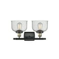 thumbnail image 2 of Innovations Lighting 916-2W-13-18 Bell Vanity Bell 2 Light 18" Wide Vanity Light - Black, 2 of 5