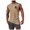 Khaki, variant on Cmfcve Men's Summer Tank Top Crew Neck Sleeveless Graphic Tees Printed Breathable Vacation Tank Top