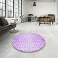 thumbnail image 3 of Ahgly Company Indoor Rectangle Patterned Heliotrope Purple Area Rugs, 4' x 6', 3 of 6