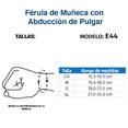 thumbnail image 5 of Férula Muñeca Órtesis Con Abducción Pulgar E44 Tynor, 5 of 5
