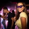 thumbnail image 4 of Luz azul Zulema luminosas recargables LED Bluetooth personalizables Graffiti gafas de sol bluetooth, 4 of 8