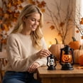 thumbnail image 6 of Halloween Lantern Skull Pumpkin Halloween Led Night Light Skeleton Lamp Creepy Hanging Lamp Halloween Decor, 6 of 6
