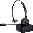 thumbnail image 1 of Auricular Bluetooth, Auricular Inalámbrico De Negocios V5.0 Con Micrófono Boom, Adecuado Para Teléfono Celular/Tableta/Computadora Jormftte 2034666, 1 of 7