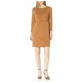 thumbnail image 1 of Anne Klein Womens Seamed Sheath Dress medbrown 4, 1 of 1