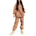thumbnail image 5 of UKAP Casual Tracksuit Sets for Women 2 PCS Sweatsuit Pullover Hoodie Sweatpants Jogging Suits Outfits, 5 of 8