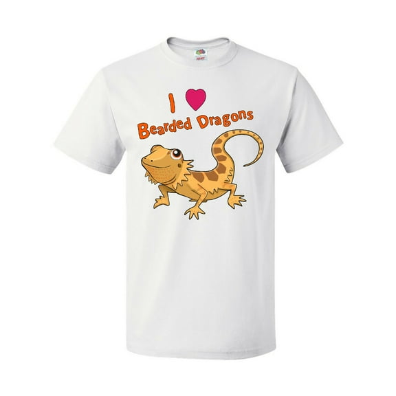 Inktastic I Love Bearded Dragons T-Shirt