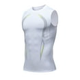 thumbnail image 2 of UVEASISHA Mens Big and Tall Tank Tops Slim Fit Sleeveless Workout Shirts Athletic Quick Dry Running Shirt for Men Gym Muscle Tanks White L, 2 of 7