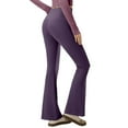 thumbnail image 2 of High Waisted Work Pants for Women Business Casual Outfits 2025 Office Dress Pants Trousers with Pockets ,Purple - XL, 2 of 4