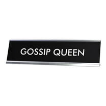 Signs ByLITA GOSSIP QUEEN Novelty Desk Sign