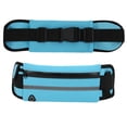 thumbnail image 4 of Running Belt, Diving Fabric Reflective Adjustable Elastic Belt Running Bag Breathable Waterproof  For Cycling For Gym For Runner Blue, 4 of 8