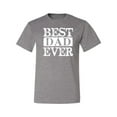 thumbnail image 2 of Wild Bobby, Best Dad Ever Daddy Husband, Father's Day, Men Graphic Tees, Heather Grey, Medium, 2 of 3