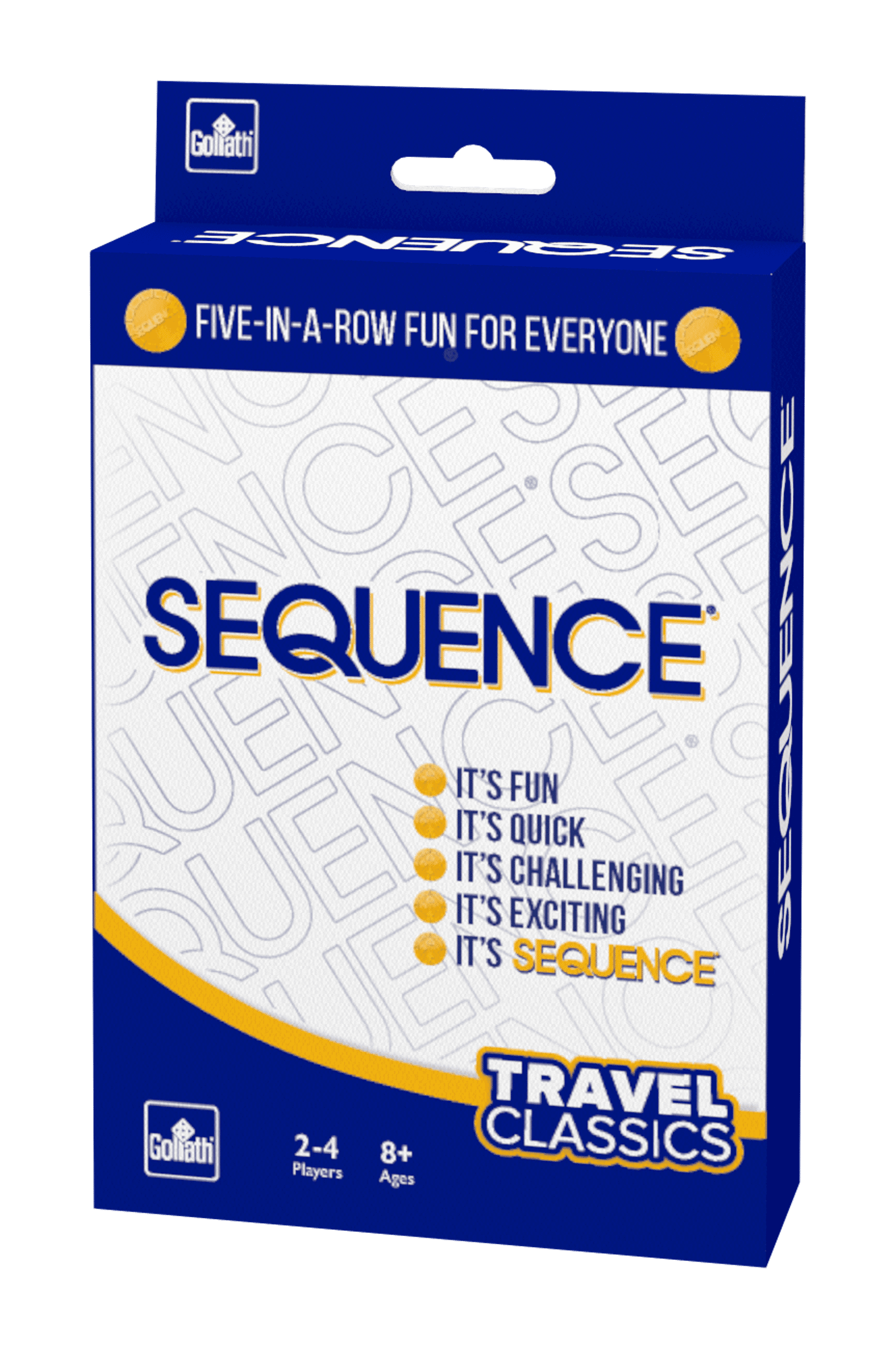 Goliath Travel Classics: SEQUENCE - The Exciting Game Of Strategy In A Compact Travel Version