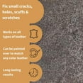 thumbnail image 2 of Furniture Clinic Leather Flexifil - Extremely Flexible Filler Used to Fix Cat Scratches, Holes & Heavy Cracking in Leather Sofas, Car Seats (50ml), 2 of 7
