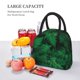thumbnail image 5 of Easygdp Green Leave Fern Bolsa de Almuerzo Insulada Grande, Forro de Aluminio, Diseño Espacioso, a Prueba de Fugas, Ideal para Trabajo, Picnics, Viajes y Actividades al Aire Libre, 5 of 6