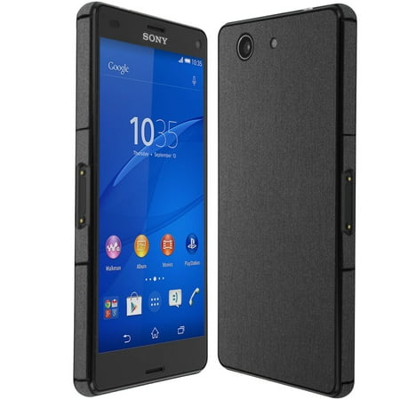 Skinomi Brushed Steel Skin & Screen Protector for Sony Xperia Z3 Compact