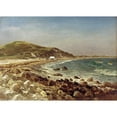 thumbnail image 3 of Bierstadt, Albert 18x14 Black Modern Framed Museum Art Print Titled - Coastal Scene, 3 of 5