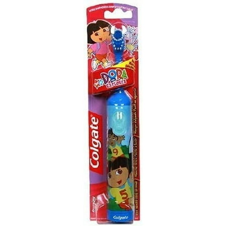 Colgate Kids Battery Powered Toothbrush, Dora the Explorer (Colours Vary)