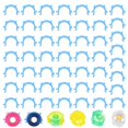 thumbnail image 1 of CraftMate 50-Piece Bobbin Clips & Thread Holder Set, Colorful Silicone Spool Organizer Clamps, Prevents Thread-Tails, Sewing Machine Accessory for Quilting & Embroidery, 5 Assorted Colors, 1 of 8