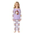 thumbnail image 3 of Halloween Family Pajamas Set Long Sleeve Crew Neck, Soft Matching Halloween Pajamas with Ghost Bike Pumpkin Print, Playful Family Halloween Pajama Set Sleepwear, 3 of 7