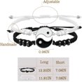 thumbnail image 2 of Best Friend Bracelets for 2 matching Bracelets, Bff Bracelets for 2 Yin Yang Friendship Bracelets for men women, 2 of 8