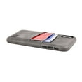 thumbnail image 6 of Dockem Wallet Case for iPhone X / XS; Built-in Metal Plate, 2 Credit Card Slots, Exec M2, Grey, 6 of 9
