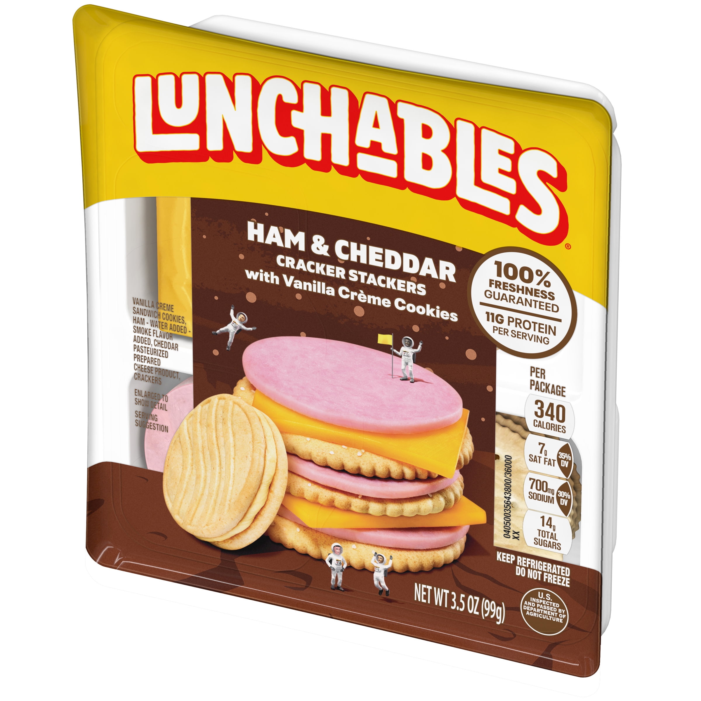 Lunchables Ham & Cheddar Cheese Cracker Stackers Chile Ubuy