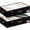 Black, variant on 2pk medium under-bed storage box, gray, fabric, with handle and label holder