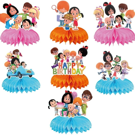 Cleo and Cuquin Centerpieces Honeycomb Table Toppers Decorations for Photo Props Birthday Party Decor Supplies