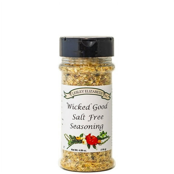Lesley Elizabeth, Wicked Good, Salt Free Seasoning, No Salt, Seasoning Blend, Dry Spices, Dry Seasoning, 4.09 oz