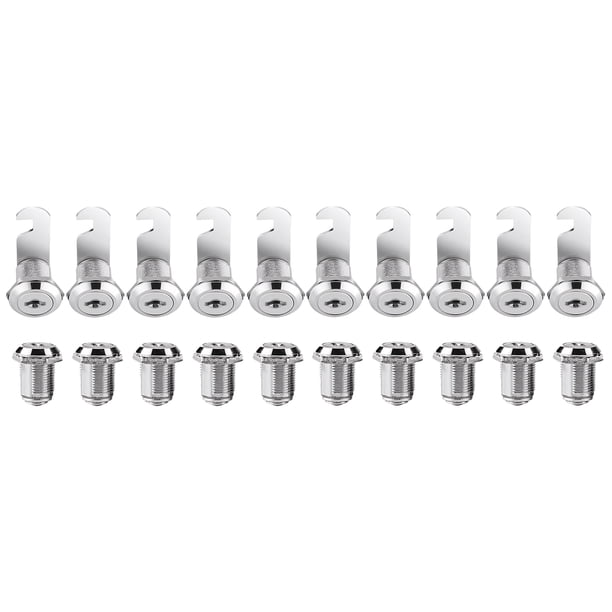 Scienceny Cerradura de puerta portátil con 2 llaves, segura y conveniente para manijas de puerta de casa, casillero de puertas interiores Herramientas y ferretería 10 piezas 20mm
