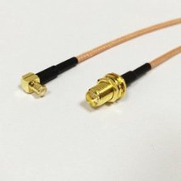 RF RP SMA Female Switch MCX Male Right Angle Pigtail Cable RG316 15CM Fast Ship High Quality Ships Quickly From USA