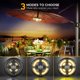 thumbnail image 1 of Luz de sombrilla, luz de sombrilla de 28 LED, 3 modos de iluminación recargable, luz de sombrilla y paraguas grande (amarillo) ZefeiWu 8390615495981, 1 of 1