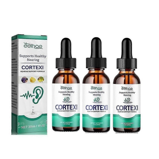 3pcs Cortexi Drops - For Ear Health, Hearing Support, Healthy Eardrum 2024 New