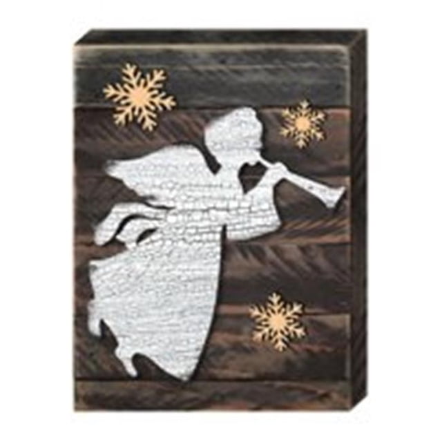 Designocracy 98813-08 Music Angel Art on Board Wall Decor